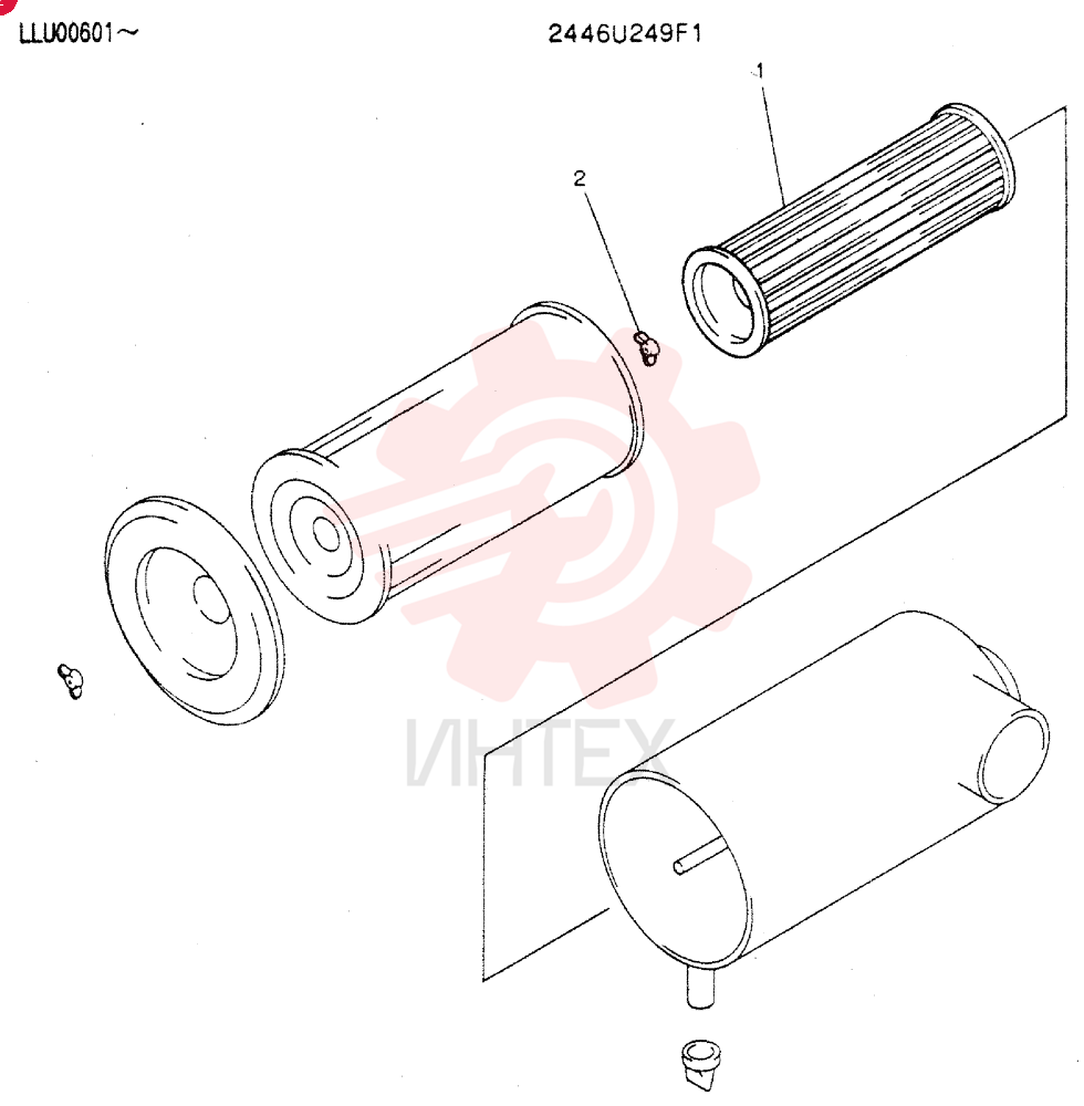 REWORK,AIR CLEANER 2446U249F1