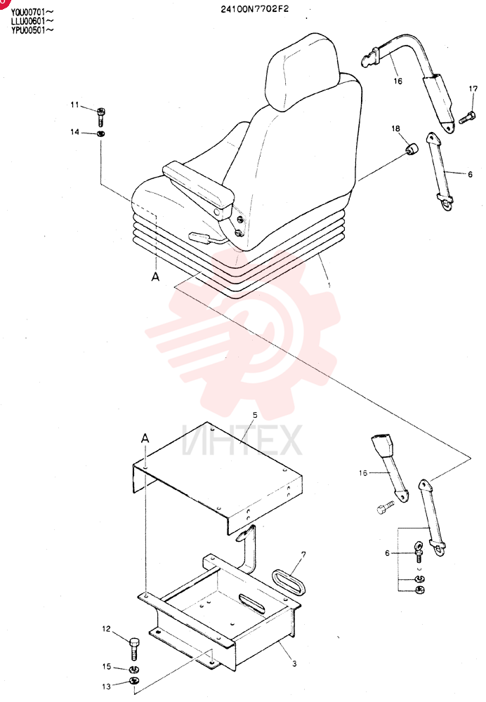 SEAT ASSY 24100N7702F2