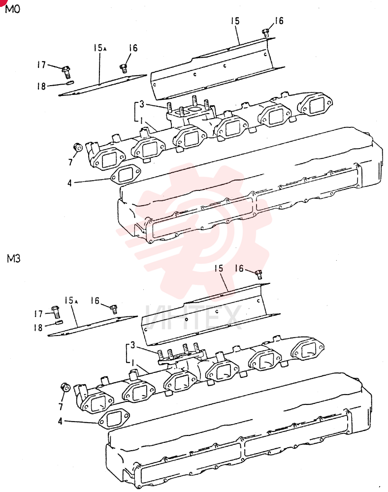 Схема (MD240C) - EXCAVATOR ASN LLU00601 (1/80-12/06) VAME047834
