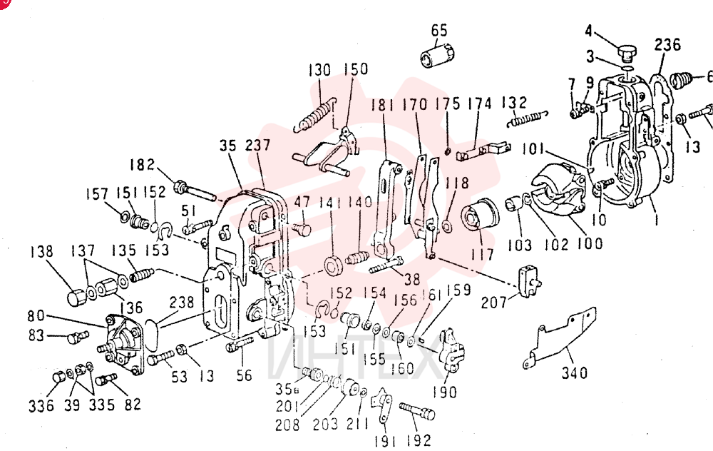 Схема (MD240C) - EXCAVATOR ASN LLU00601 (1/80-12/06) VAME727002
