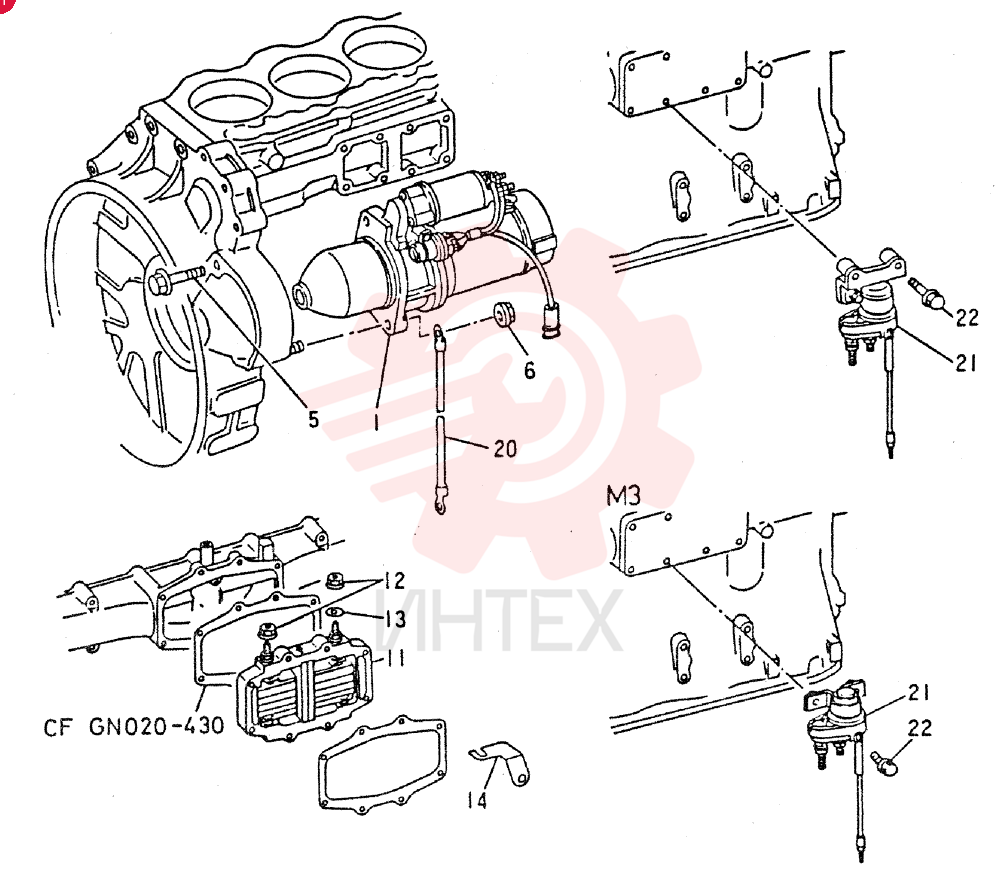 STARTER MOTOR VAME049184 (1)