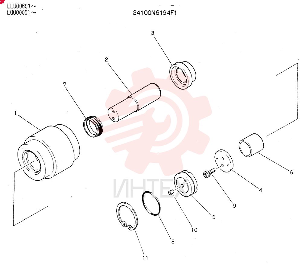 TRACK ROLLER 24100N6194F1