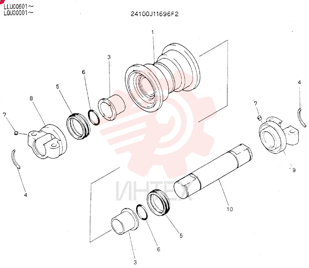 TRACK ROLLER 24100J11696F2