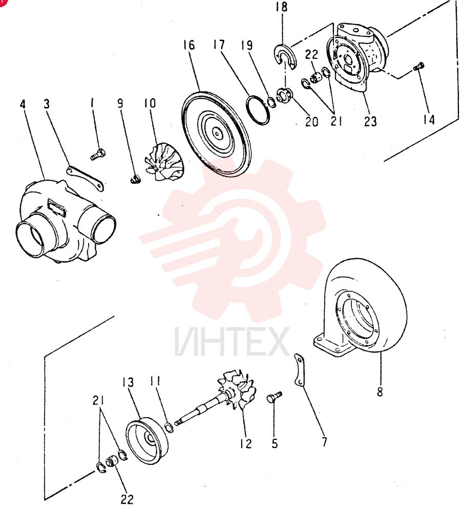 TURBOCHARGER VAME047765