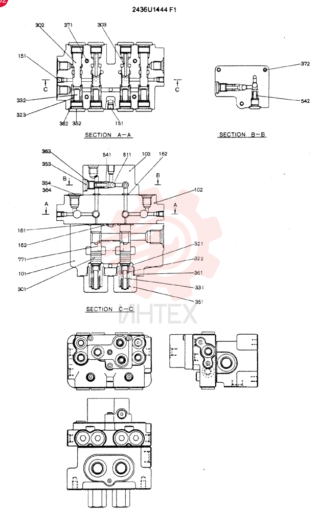 VALVE 2436U1444F1