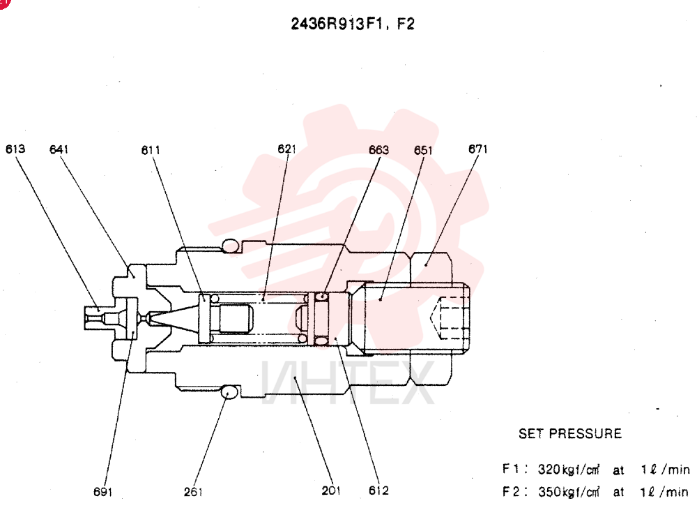VALVE 2436R913F1