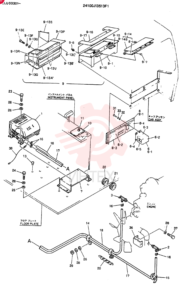 HEATER ASSY 24100J13513F1