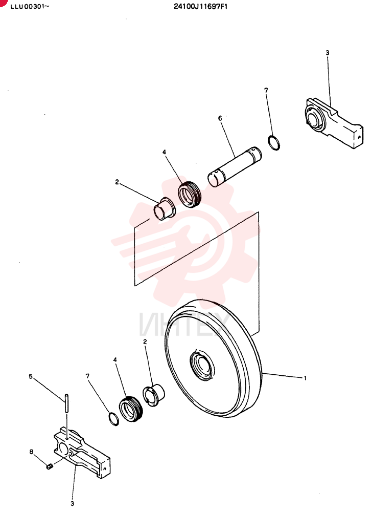 IDLER WHEEL 24100J11697F1