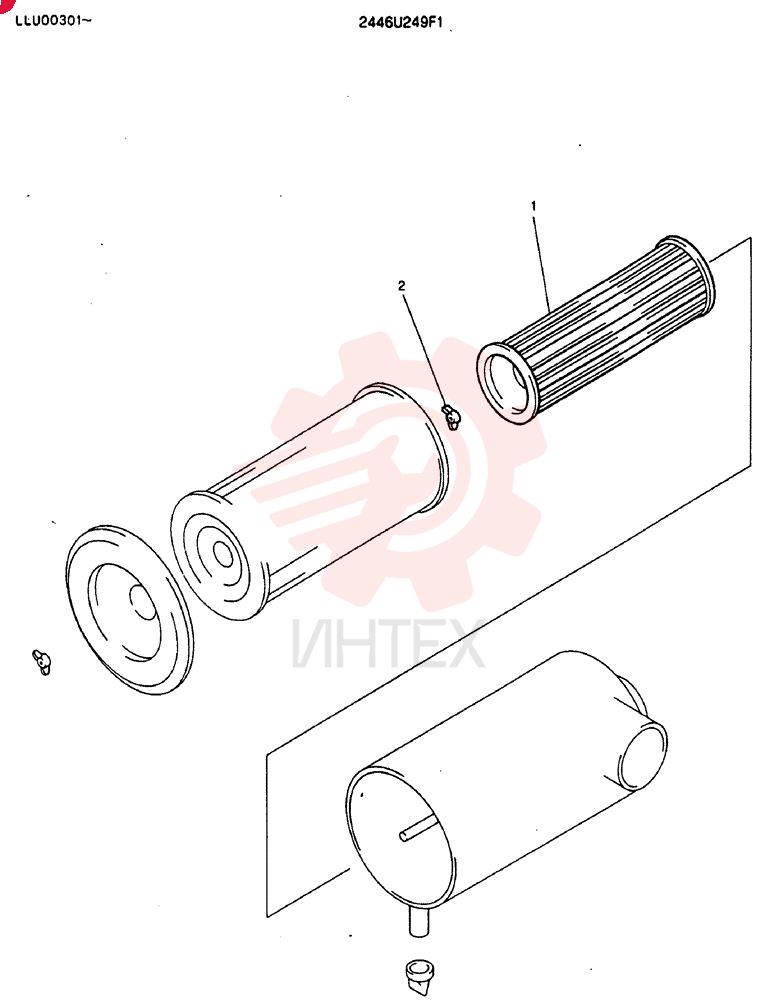 REWORK, AIR CLEANER 2446U249F1