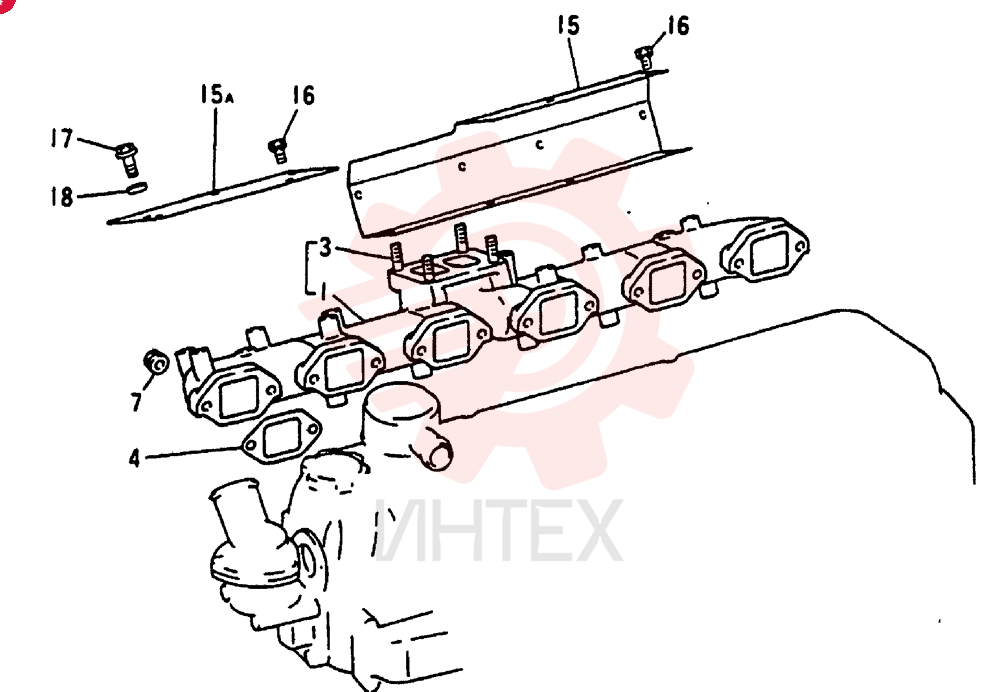 Схема (MD240C) - EXCAVATOR BTW LLU0301 - LLU0600 (1/80-12/06) VAME047834