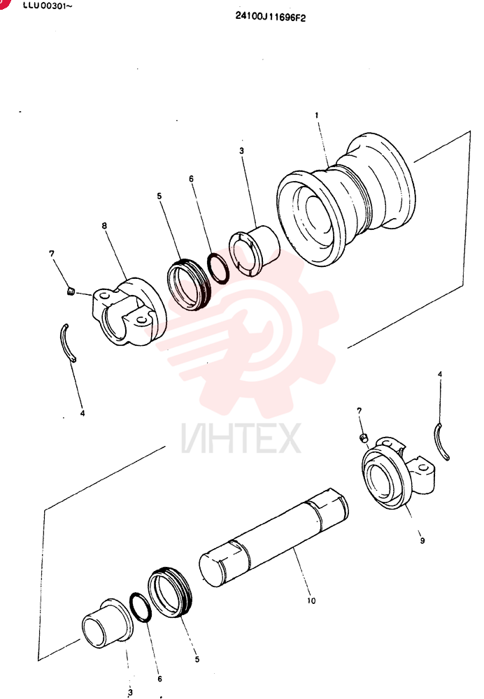 TRACK ROLLER 24100J11696F2