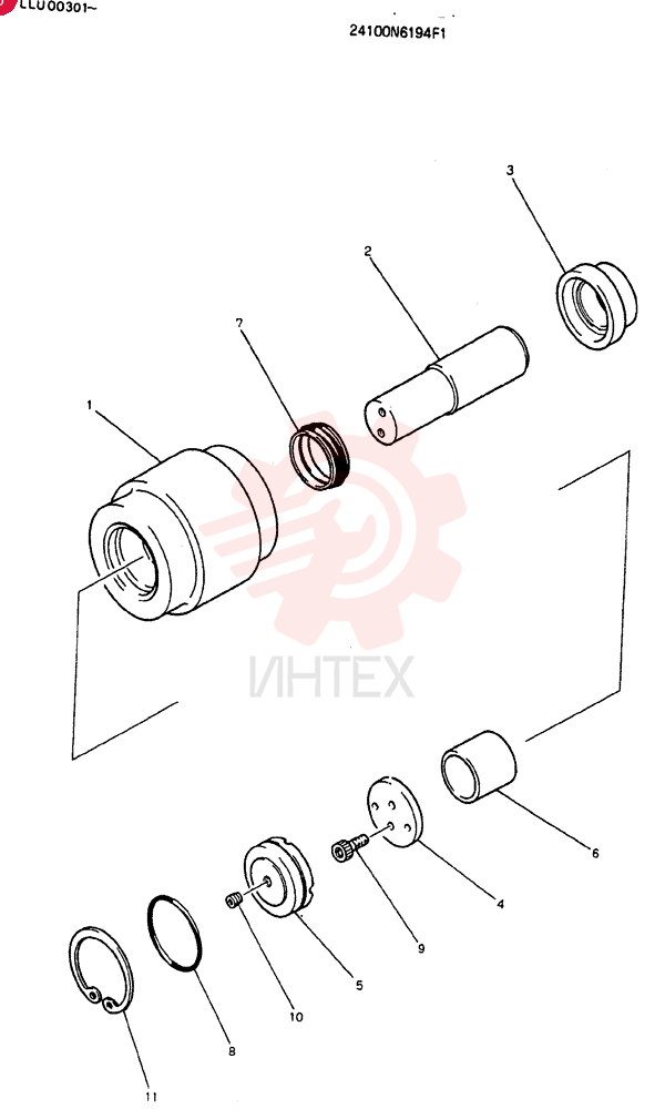 TRACK ROLLER 24100N6194F1