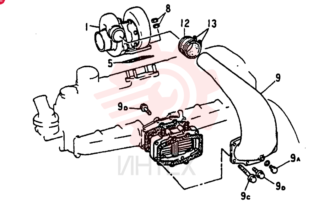 TURBOCHARGER VAME047765