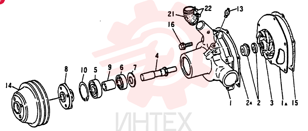 WATER PUMP VAME047422