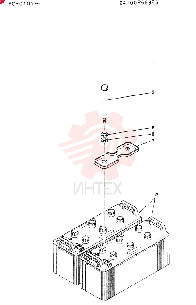 BATTERY  ASSY 24100P669F5