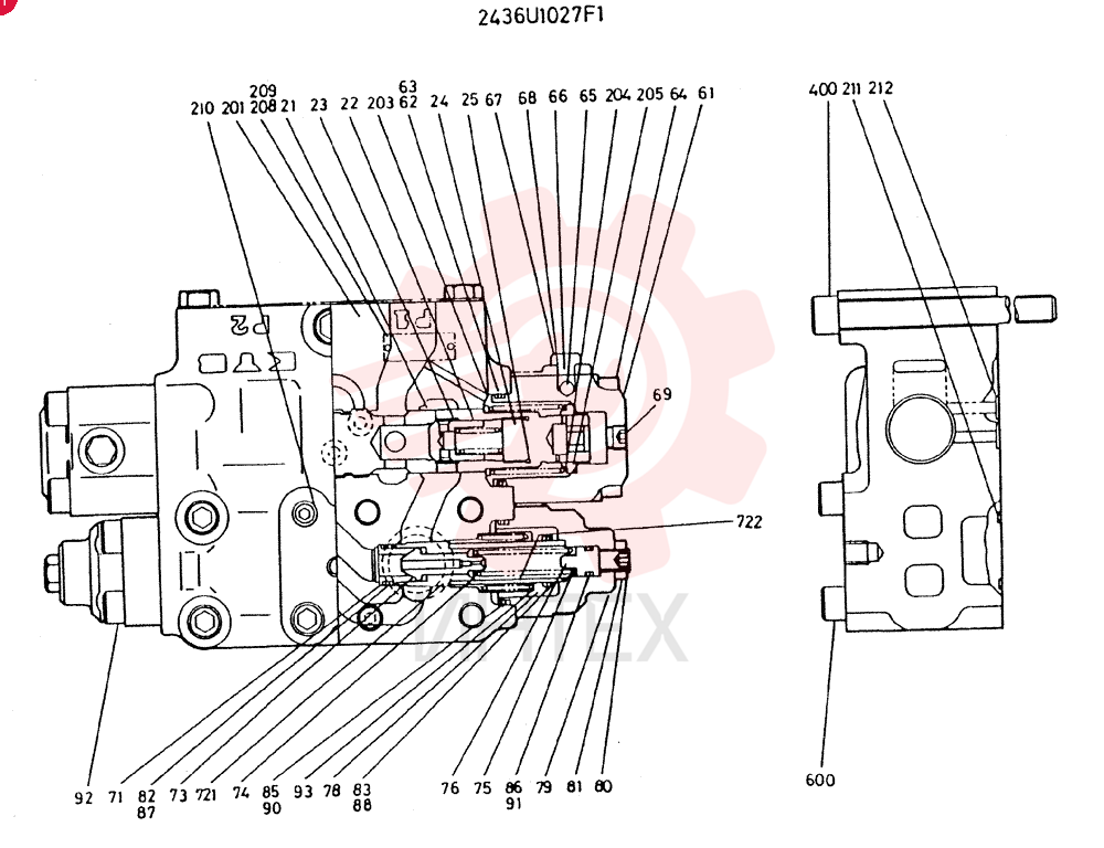 BRAKE VALVE 2436U1027F1