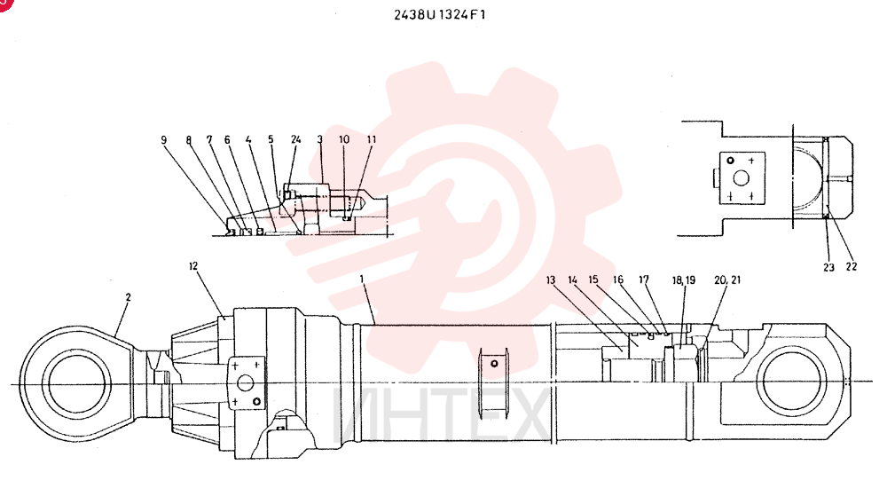 CYLINDER 2438U1324F1