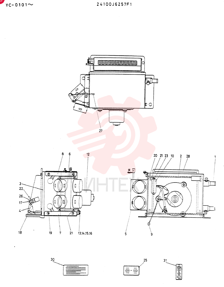 HEATER 24100J6257F1