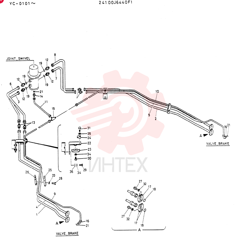HYDR LINES, LOW 24100J6440F1