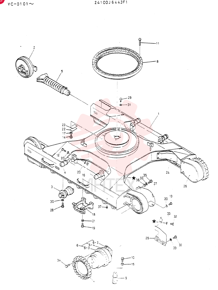 INSTALL, LOW 24100J6443F1