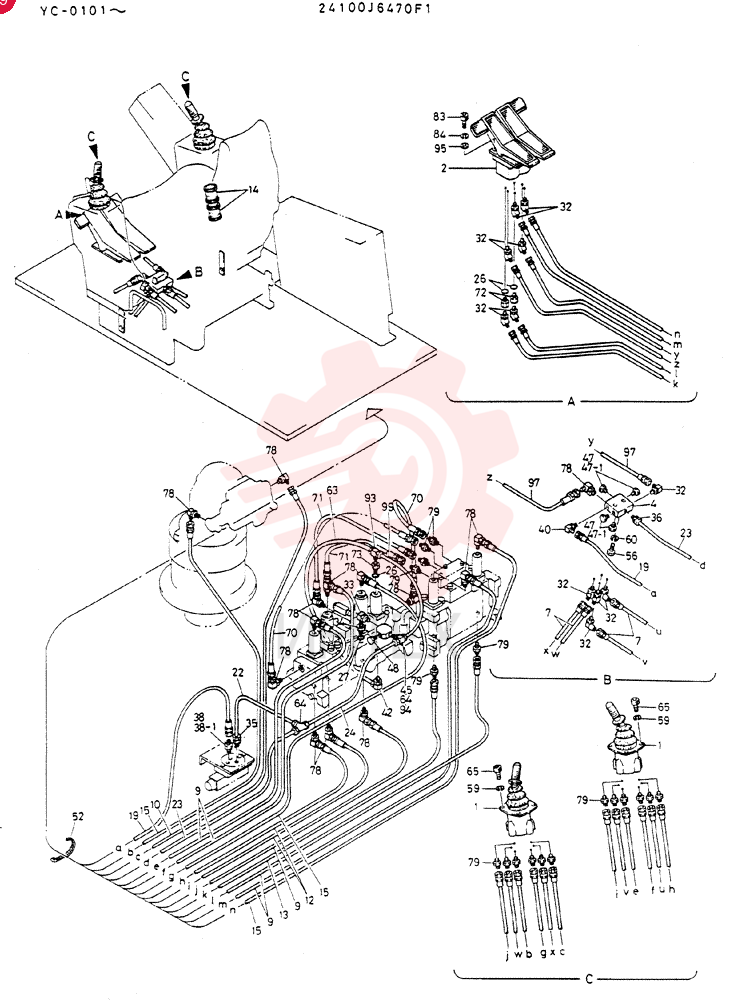 REMOTE-CONTROL ASSY 24100J6470F1 (1)