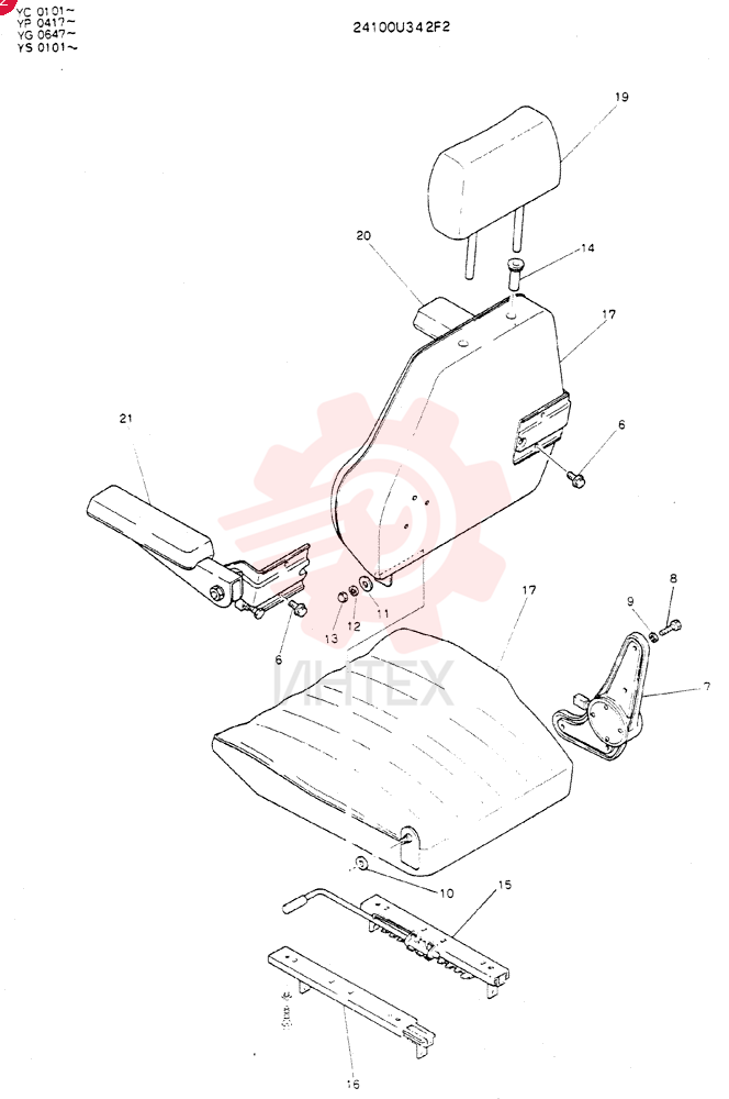 SEAT 24100U342F2