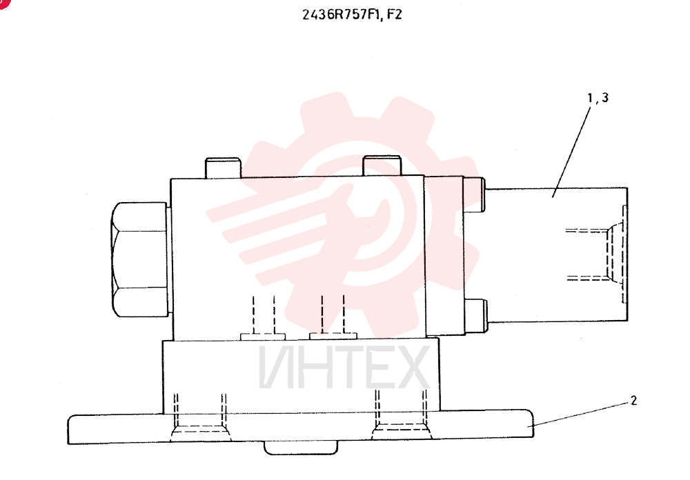 Схема (MD300LC) - EXCAVATOR BTW YC0101 - YC0300 (1/80-12/06) 2436R757F1