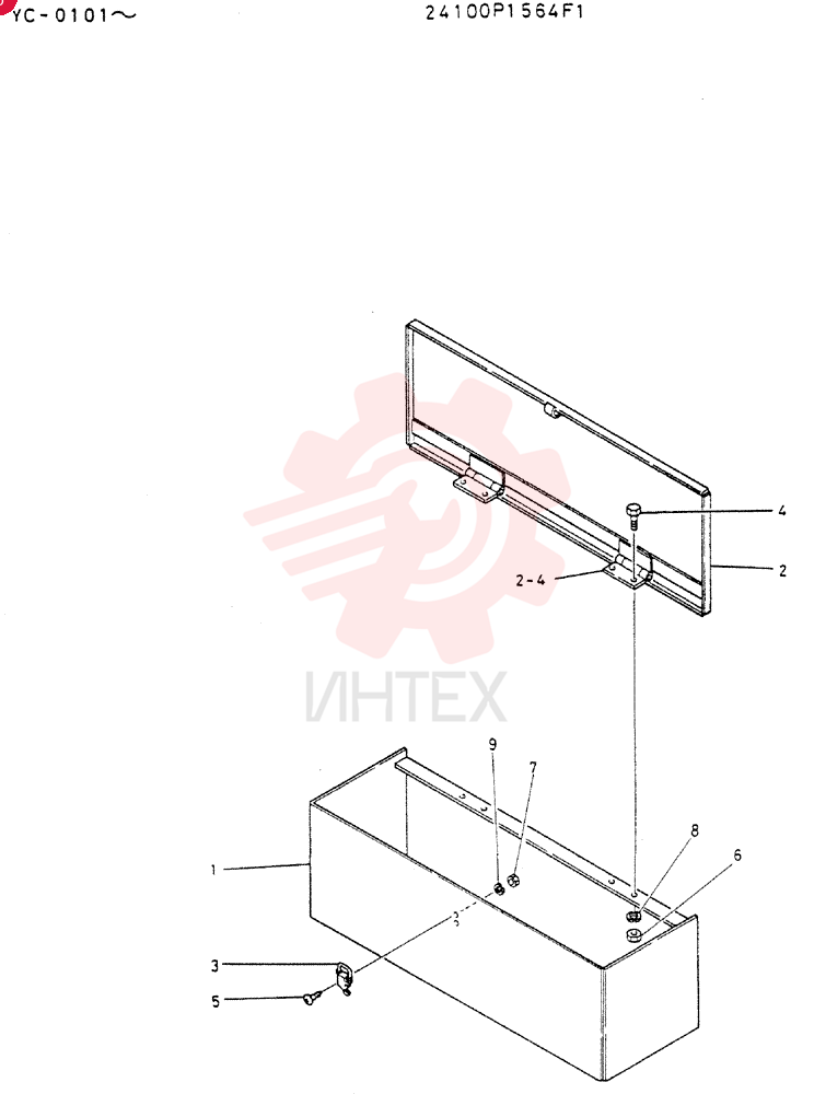 Схема (MD300LC) - EXCAVATOR BTW YC0101 - YC0300 (1/80-12/06) 24100P1564F1