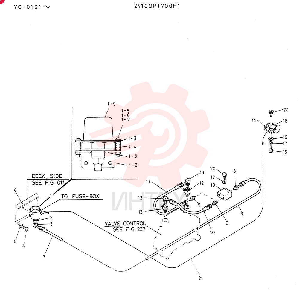 Схема (MD300LC) - EXCAVATOR BTW YC0101 - YC0300 (1/80-12/06) 24100P1700F1