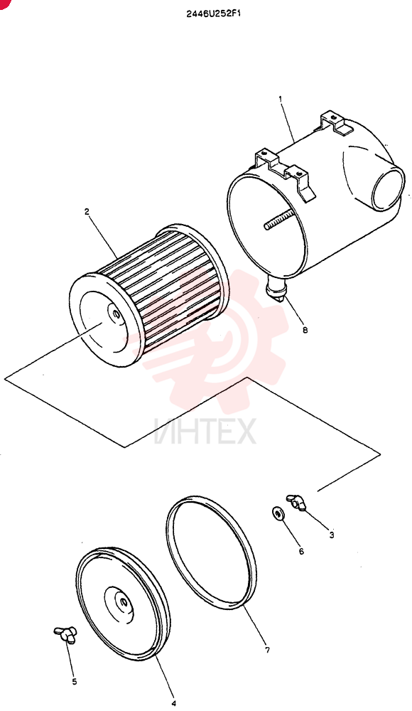 AIR CLEANER 2446U252F1