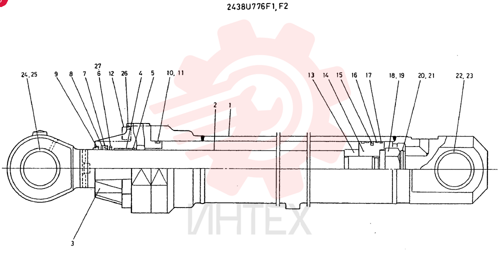 BUCKET CYLINDER 2438U776F1