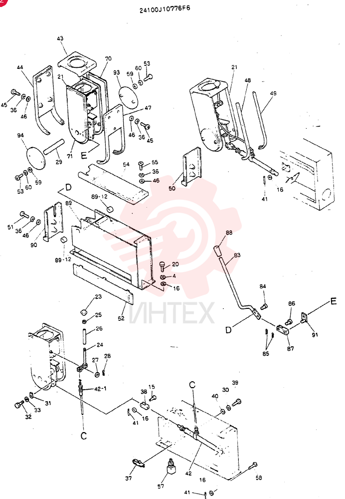 CONTROL ASSY 24100J10776F6