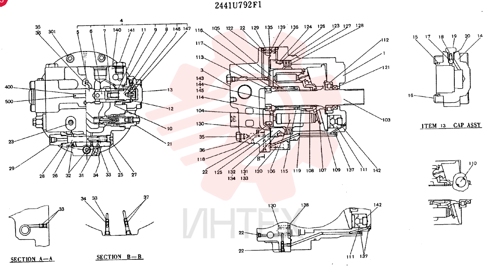 HYDRAULIC MOTOR 2441U792F1