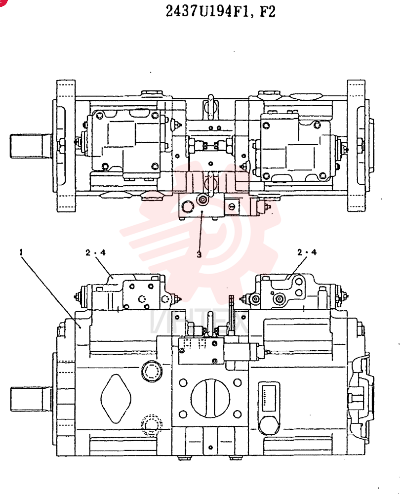 HYDRAULIC PUMP 2437U194F1