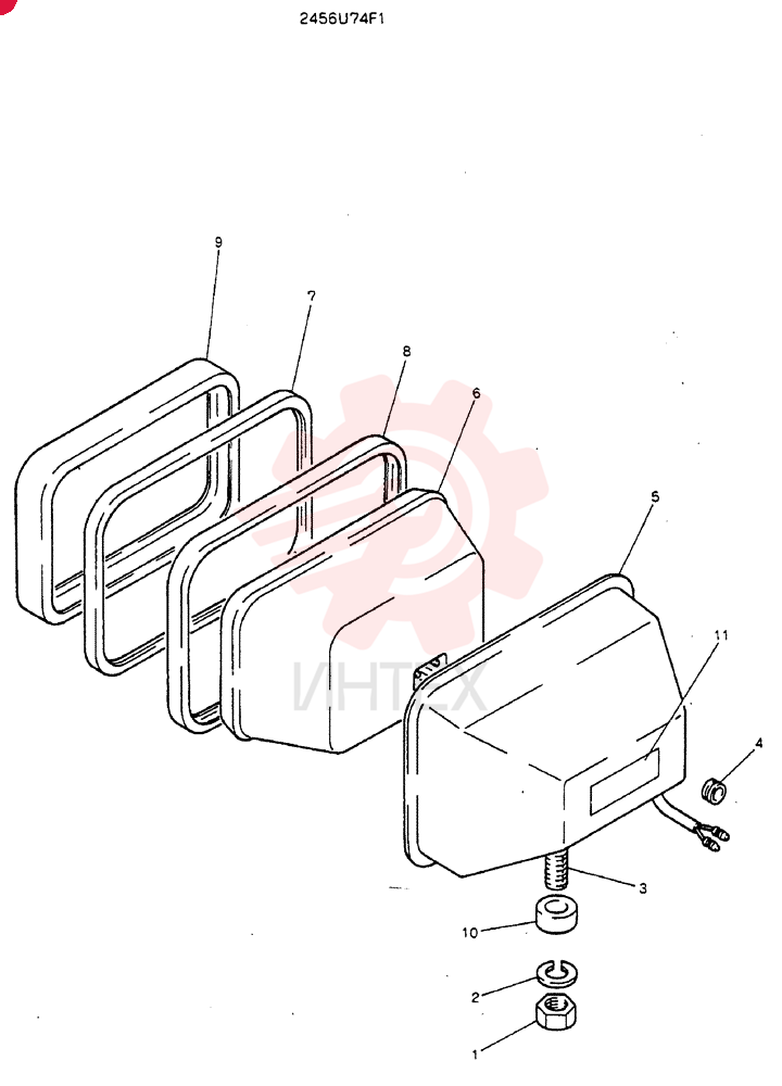 LIGHT ASSY. 2456U74F1