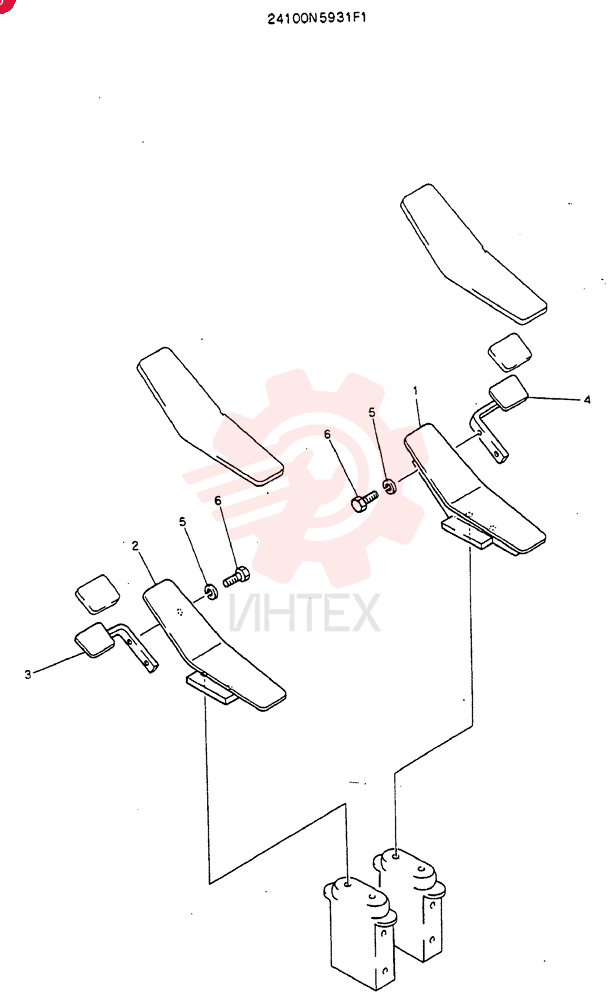 PEDAL ASSY 24100N5931F1