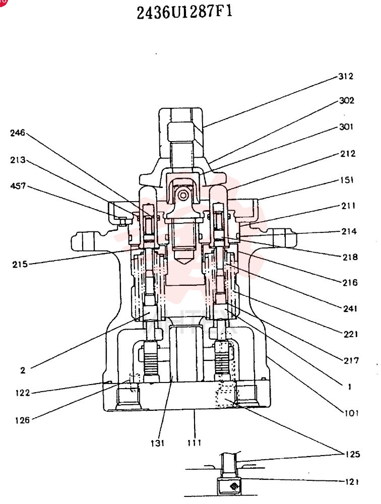 PILOT VALVE 2436U1287F1