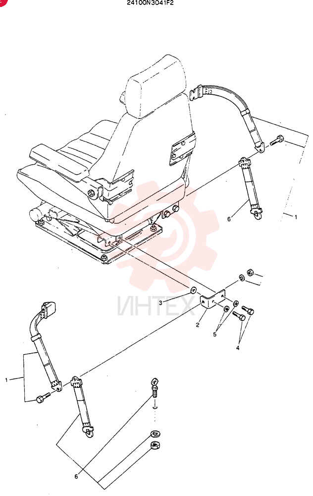 SEAT BELT 24100N3041F2