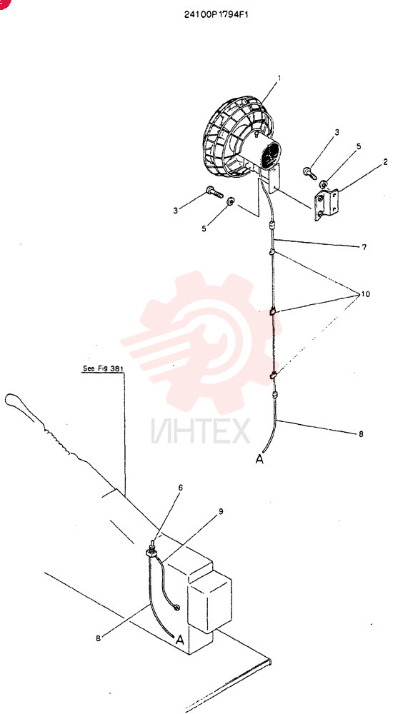 Схема (MD320BLC) - EXCAVATOR BTW YC0301 - YC0747 (1/80-12/06) 24100P1794F1