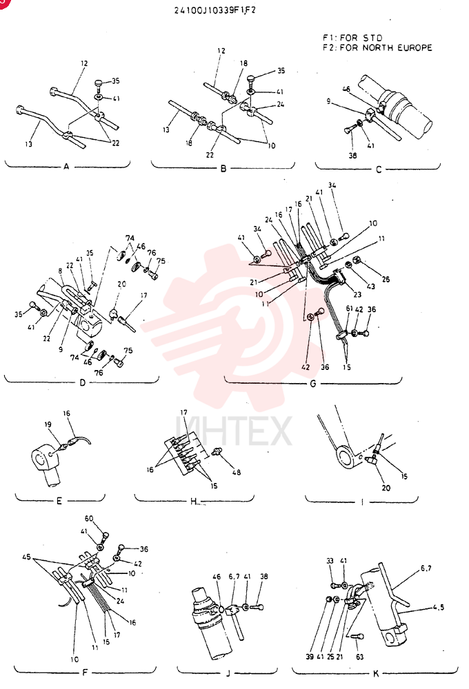 Схема (MD320BLC) - EXCAVATOR BTW YC0301 - YC0747 (1/80-12/06) 2411J3412F1