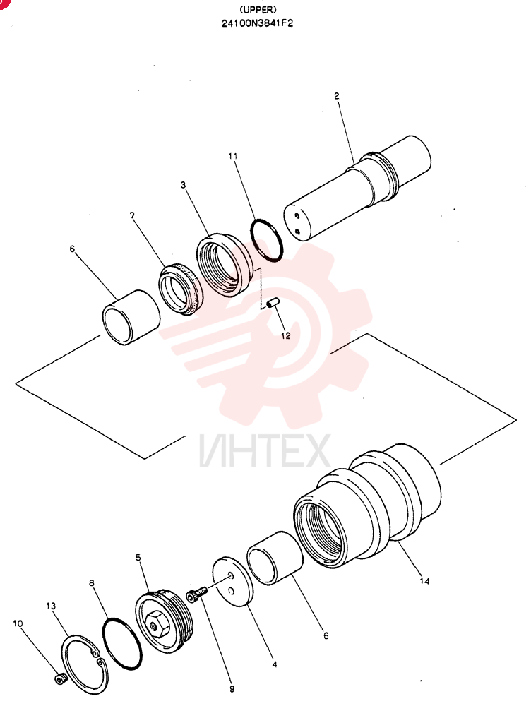 TRACK ROLLER 24100N3841F2