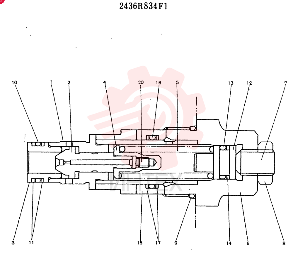 VALVE 2436R834F1
