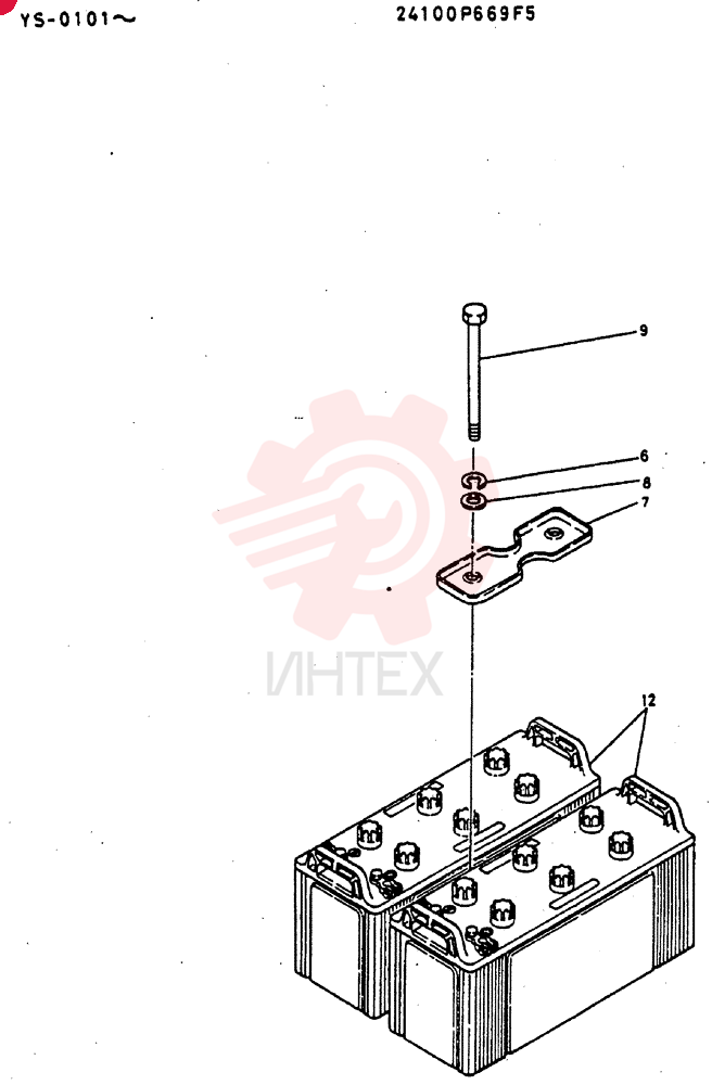 BATTERY ASSY 24100P669F5