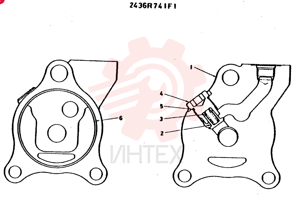CONSITS OF THE FOLLOWING PARTS 2436R742S1F1