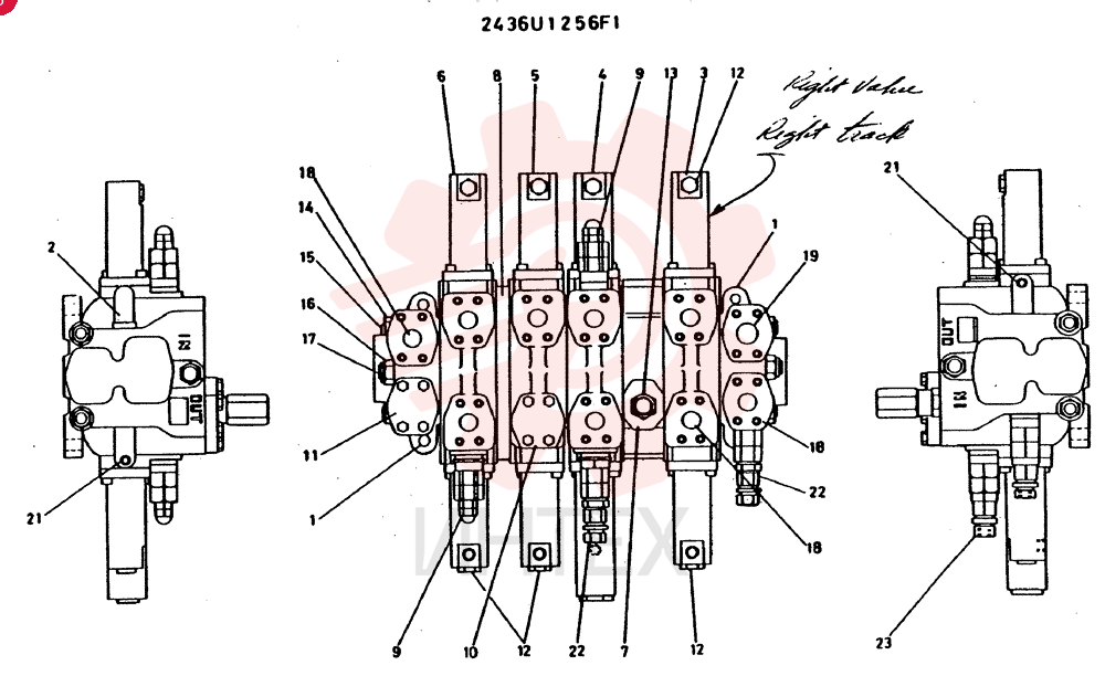 CONTROL VALVE 2436U1256F1