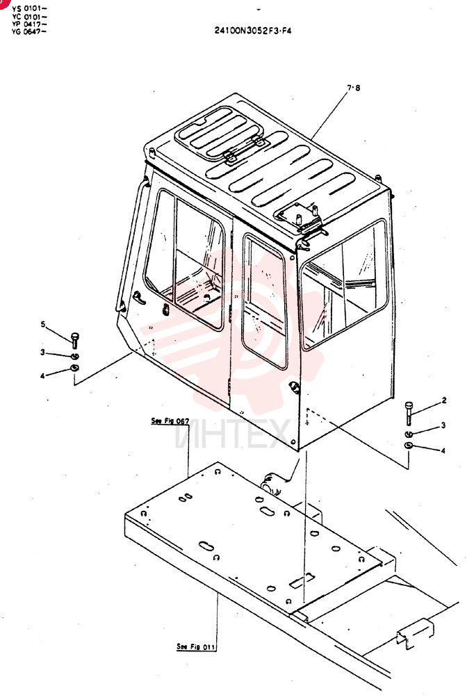 INSTAL, CAB, Serial Range: YS.0101-YS.0112