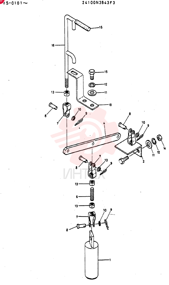 LOCK ASSY, SWING 24100N3843F3