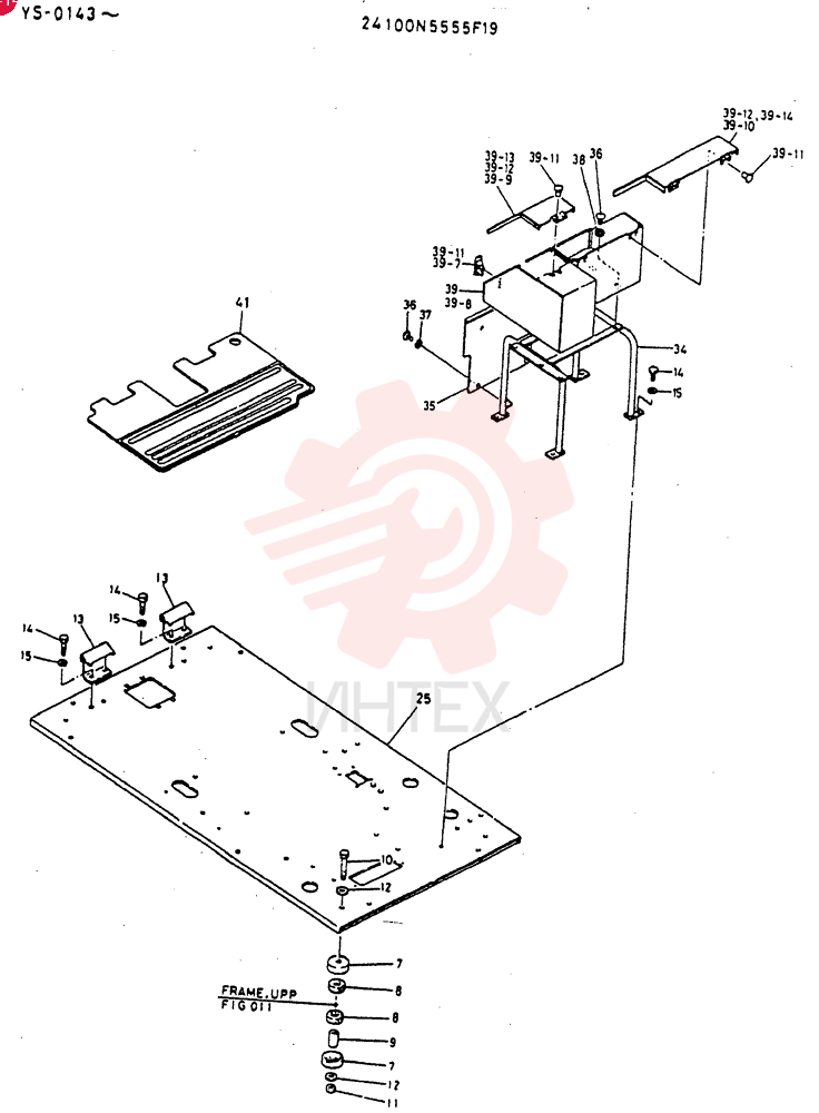 PLATE  ASSY, FLOOR 24100N5555F19