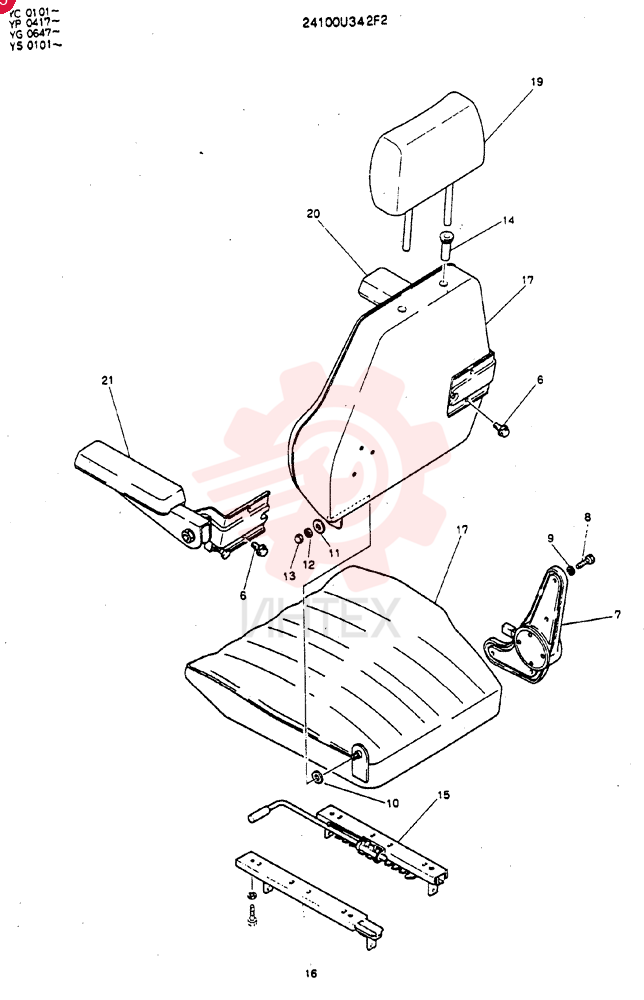 SEAT 24100U342F2