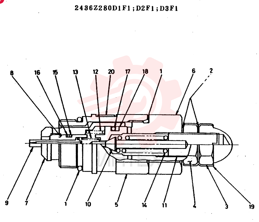 Схема (MD400LC) - EXCAVATOR BTW YS0101 - YS0200 (1/80-12/06) 2436Z280